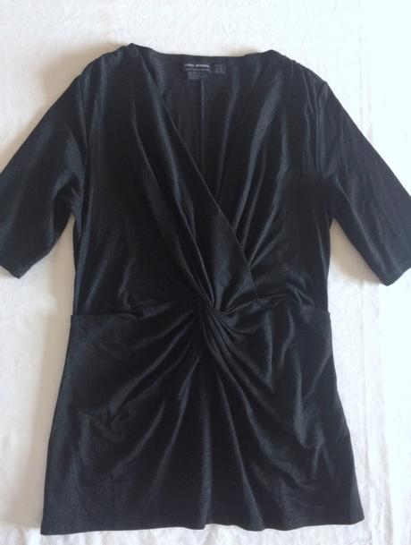 Zara trblietavý elegantný top vel.s-m, zara,s