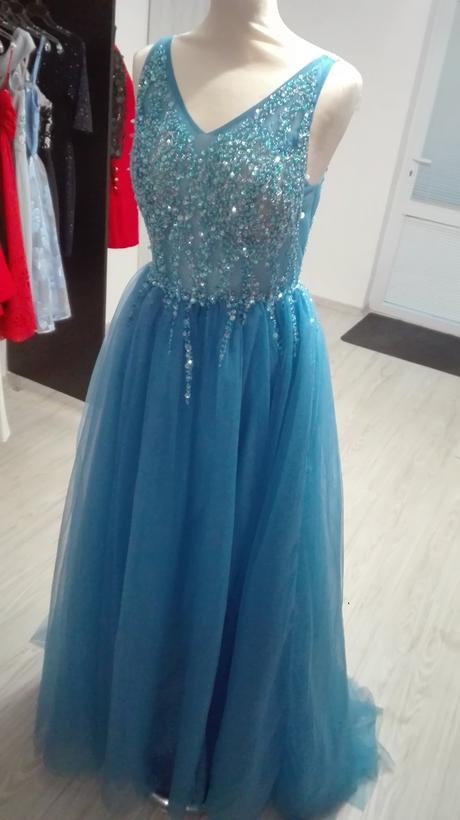 Rozprávkové tylové šaty s rozparkom, 36 / 38 / m / s