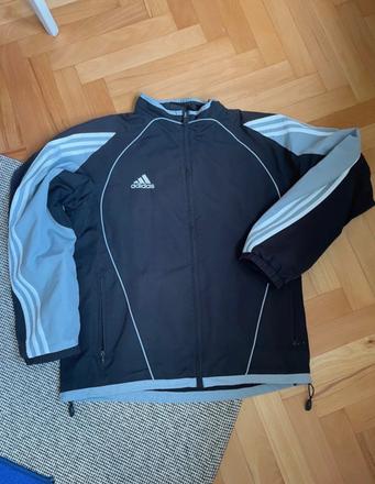 Adidas čierno-sivá bunda, adidas,l