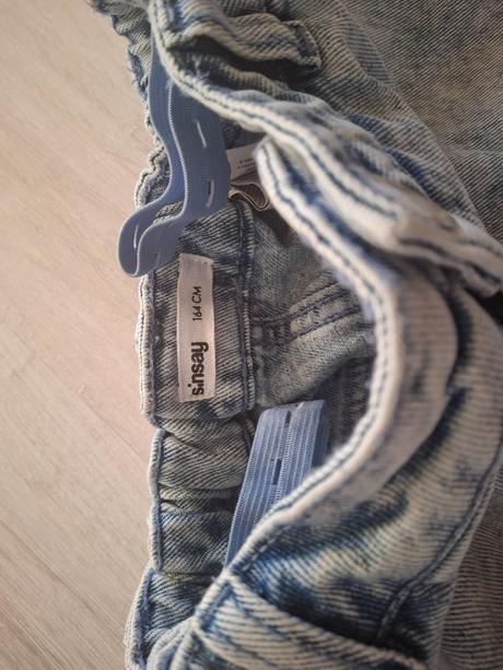 Dievčenská rifľová sukňa, sinsay,164