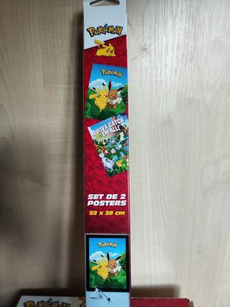 Nove 2 plagaty pokemon a pohladnice kuk obe foto,