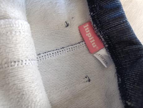 Zateplené riflové legíny, lupilu,110