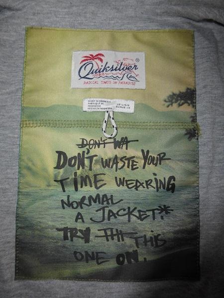 Tenká bunda quiksilver, quiksilver,158