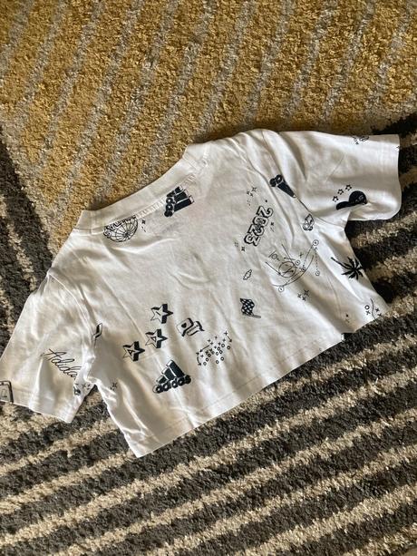 Crop tričko adidas, adidas,140