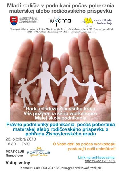 Workshop Malej školy podnikania v Námestove