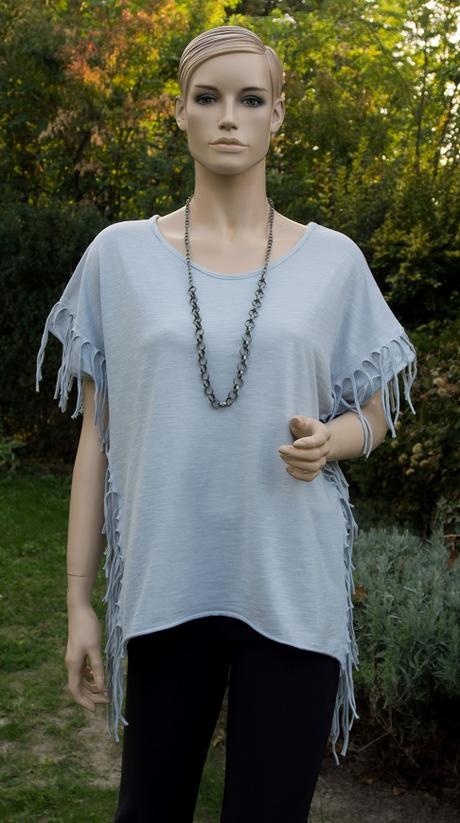 Oversize talianske strapcové tričko,