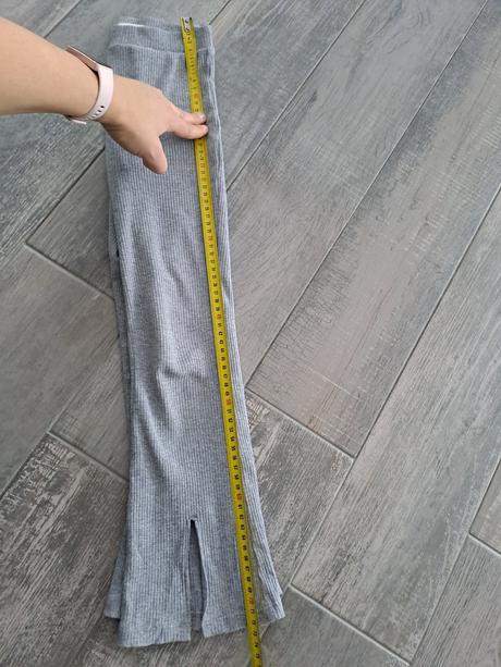 Štýlové legíny s rázporkom v predu, reserved,122