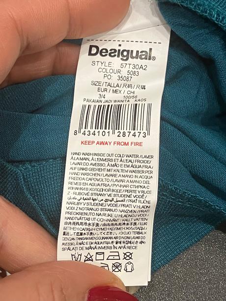 Dievčenské tričko vzorované desigual (104), desigual,104