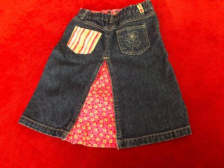 Riflová sukňa, h&m,110