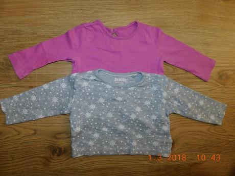 Tričká s dlhým rukávom -68, f&f,68