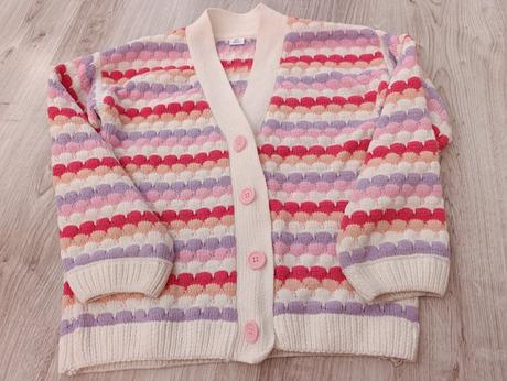 Farebný ženilkový sveter, 134