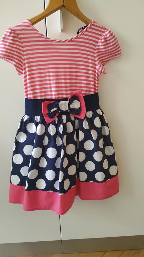 Bodkovane saty, george,98