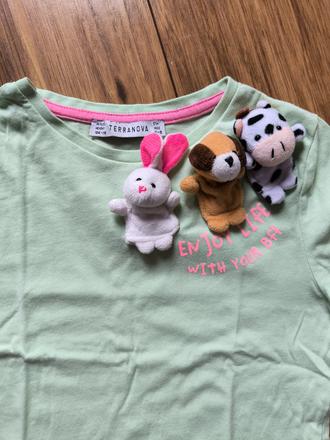 Zvieratkove tricko 104/110, terranova,104