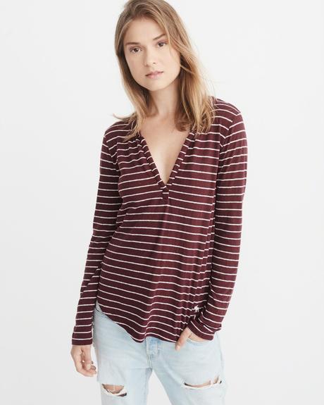 Bordove tricko abercrombie&fitch vel.s a m, abercrombie&fitch,m / s