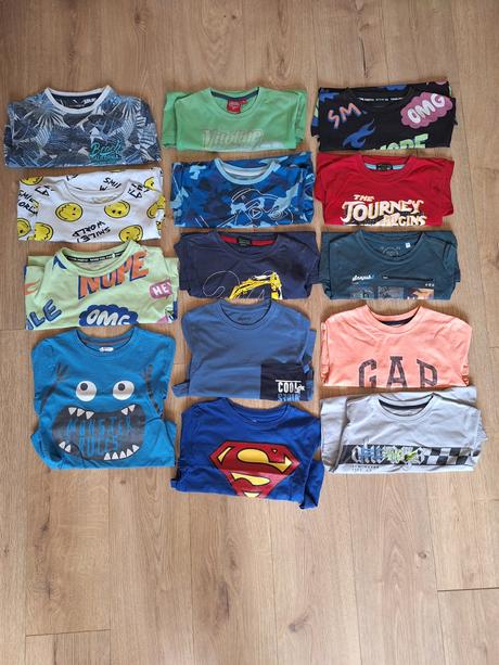 Tričká s krátkym rukávom, 128