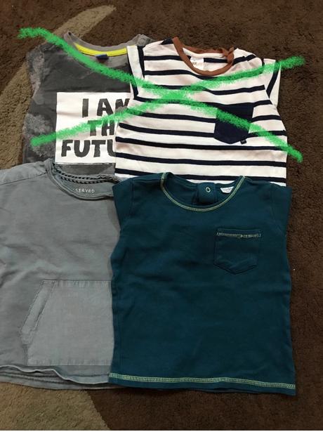 Trička s dlhým rukávom, h&m,86