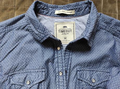 Riflová košeľa, timeout,m