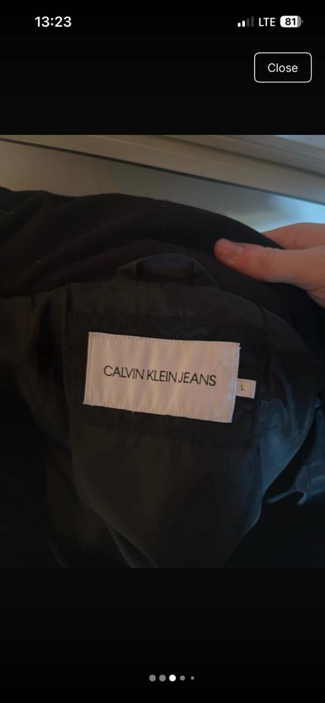 Calvin klein puffer vetrovka, calvin klein,l