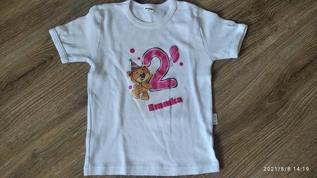 Tričko s menom emmka k 2.narodeninam, 98