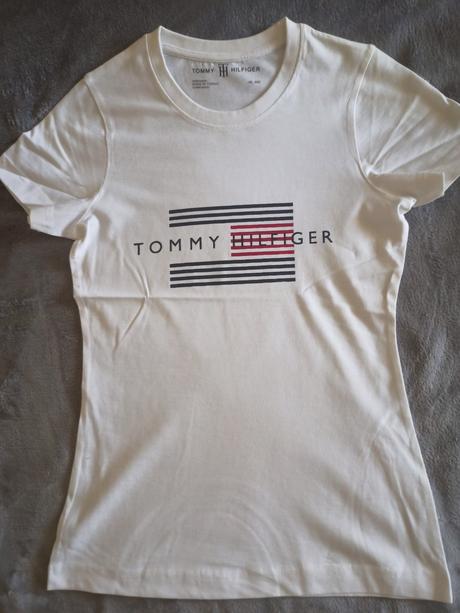 Hilfiger dámske tričko biele, tommy hilfiger,xs