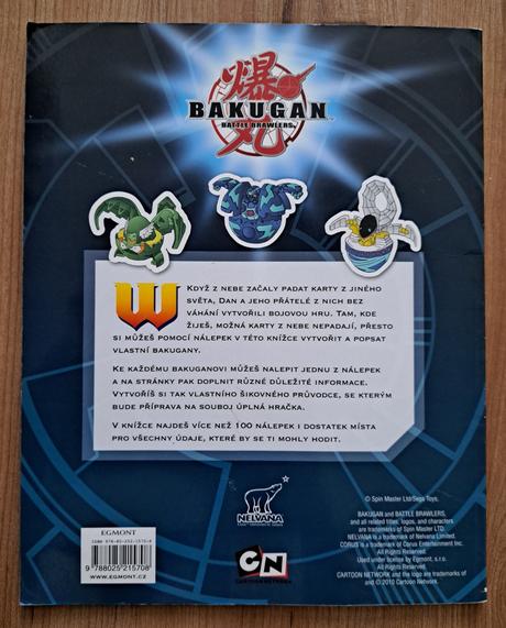 Knižka "bakugan - zberateľská edícia", 