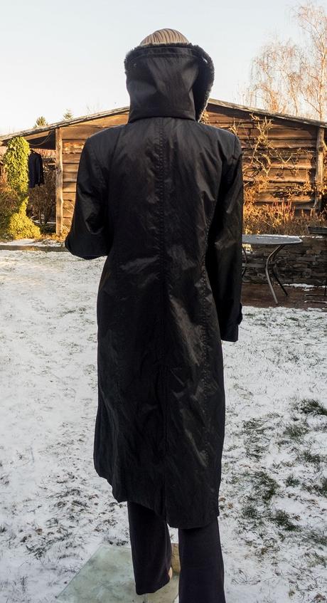 Nepremokavý a teplý zimný kabát, xl