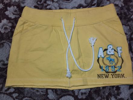 Teplakova sukna so vsitymi sortkami, abercrombie&fitch,m