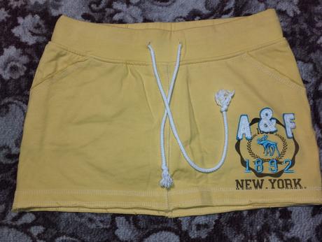 Teplakova sukna so vsitymi sortkami, abercrombie&fitch,m