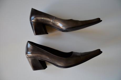 Kožené značkové lodičky, 39