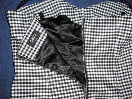 492. kockované šaty oasis, m