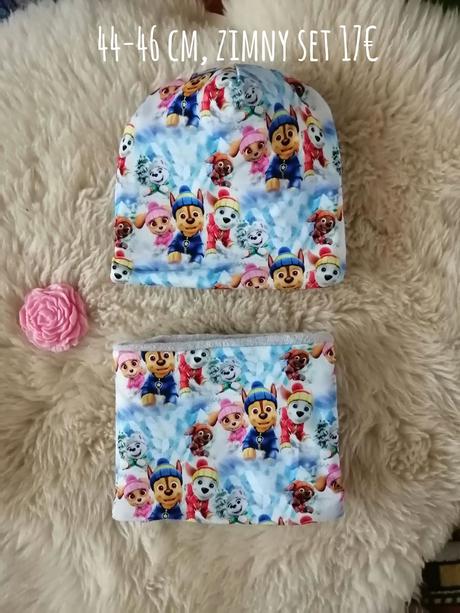 Zimný set paw patrol /labkova patrola, 68 / 74 / 80 / 86 / 92