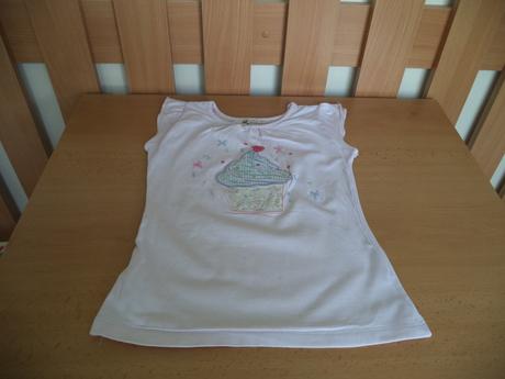 104 john lewis girl tričko, krásne bledoružové, john lewis,104