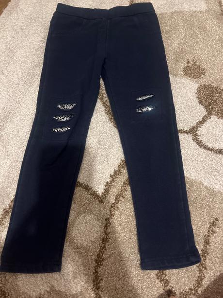 Zateplene leginy s flitrami 116, losan,116