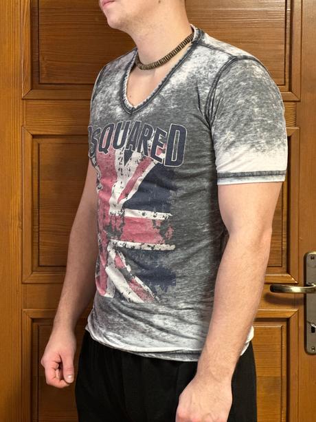 Dsquared tričko s potlačou, xl