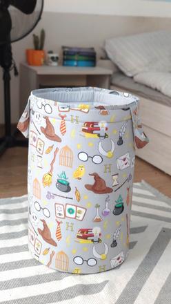 Textilný kôš na hračky,