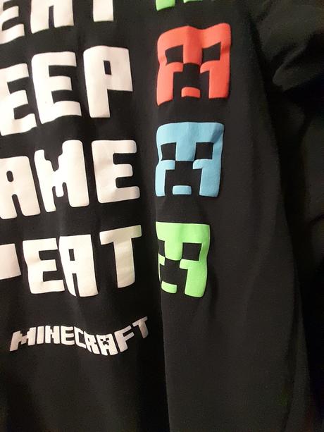Pyžamový top vrch 146/152 minecraft, 146