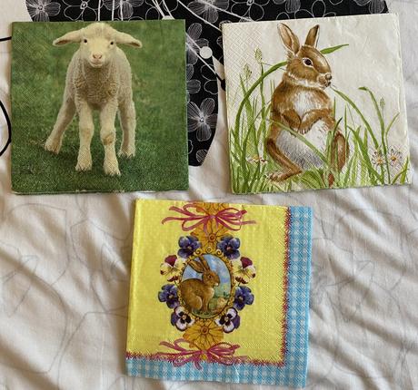 Servítky na tvorenie - veľká noc - jar,