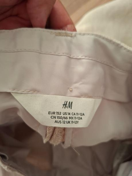 Set nohavice vesta kosela viazanka, h&m,152