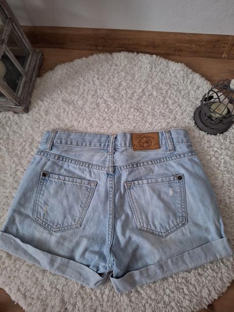 Rifľové šortky, fishbone,s