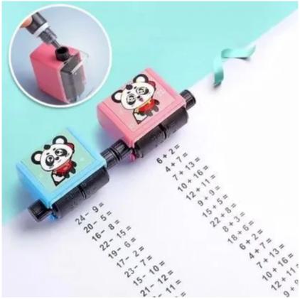 Pečiatky na precvičovanie +/- z matematiky,