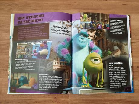 Kniha disney pixar "príšerky", 