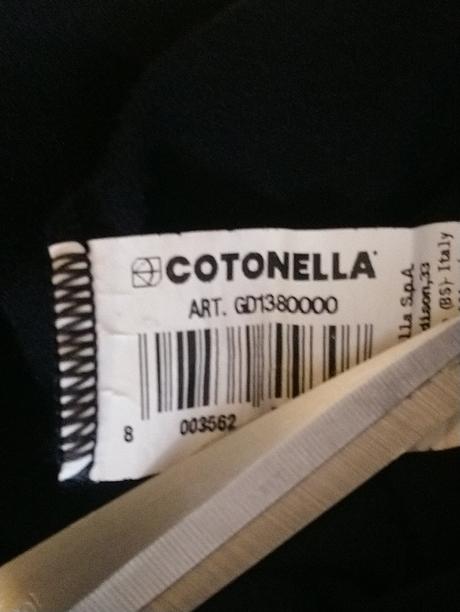 Dámsky čierny elastický top, cotonella, xs, xs