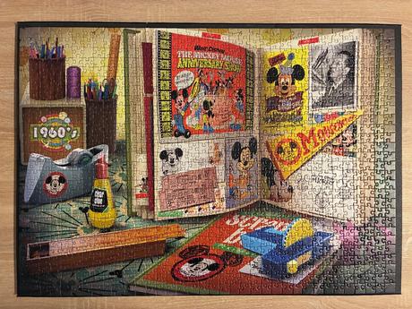Puzzle 1000ks mickey mouse, 