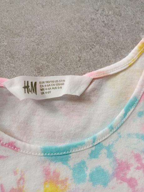 Šaty h&m 110/116, h&m,110