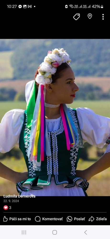 Kvetinová čelenka, parta,