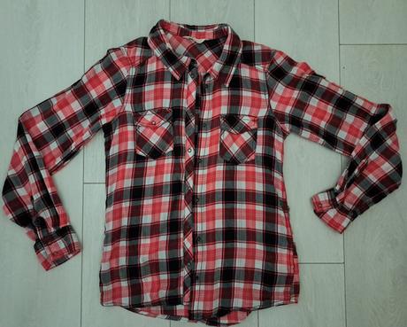 Károvaná košeľa, h&m,164