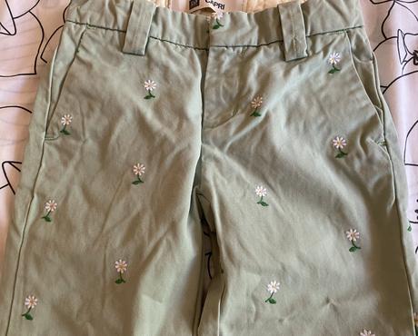 Nohavice capri gap s kvetinkami v. 110/116, gap,110