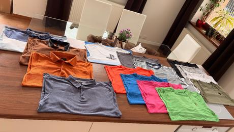 Trička 2-pack top stav, h&m,170