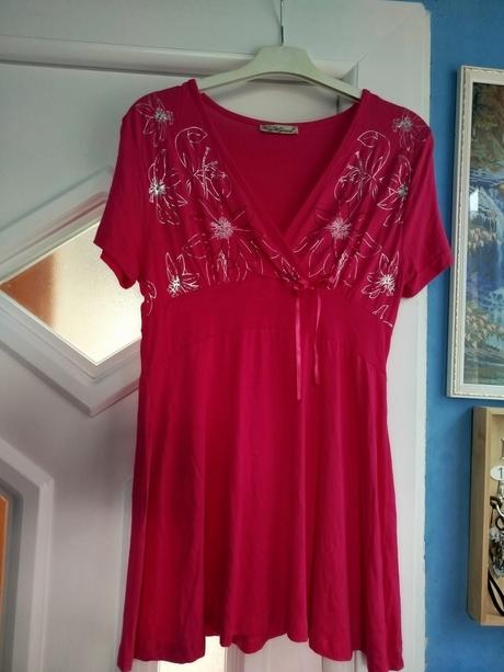 Ružová tunika s/m, s