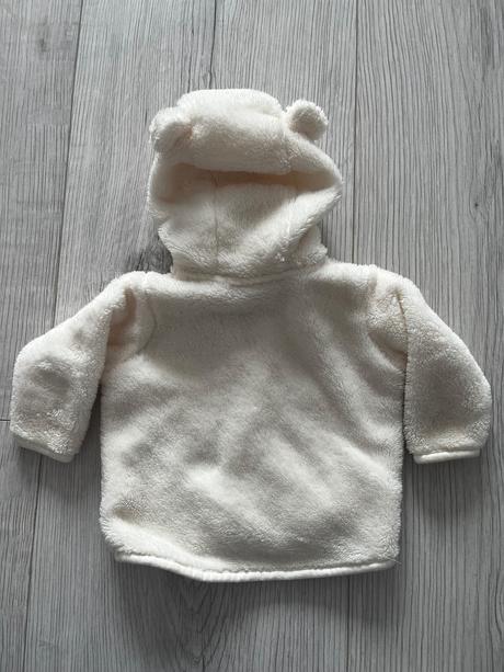 Hebučká krémová mikina, h&m,62